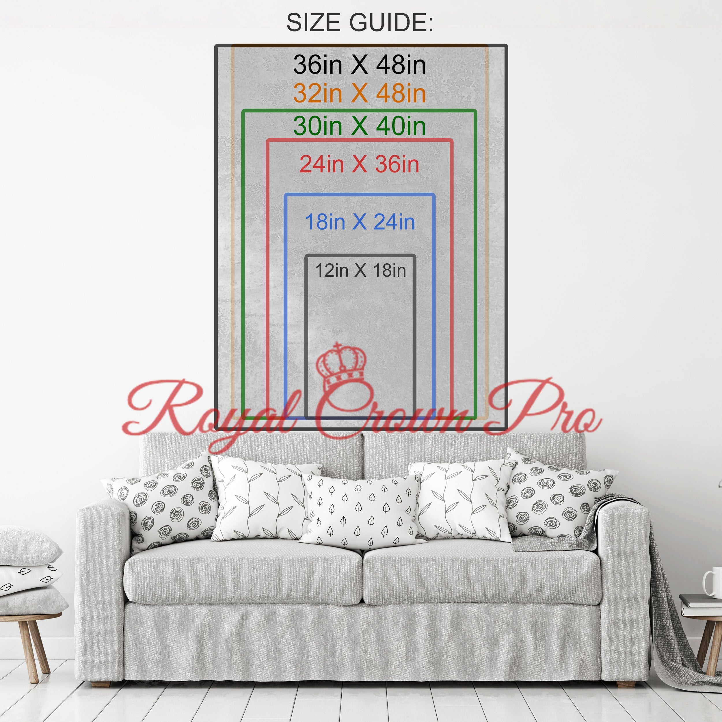 Mindset Is Everything Canvas Wall Art, Motivational Decor, Husky & Wolf Reflection