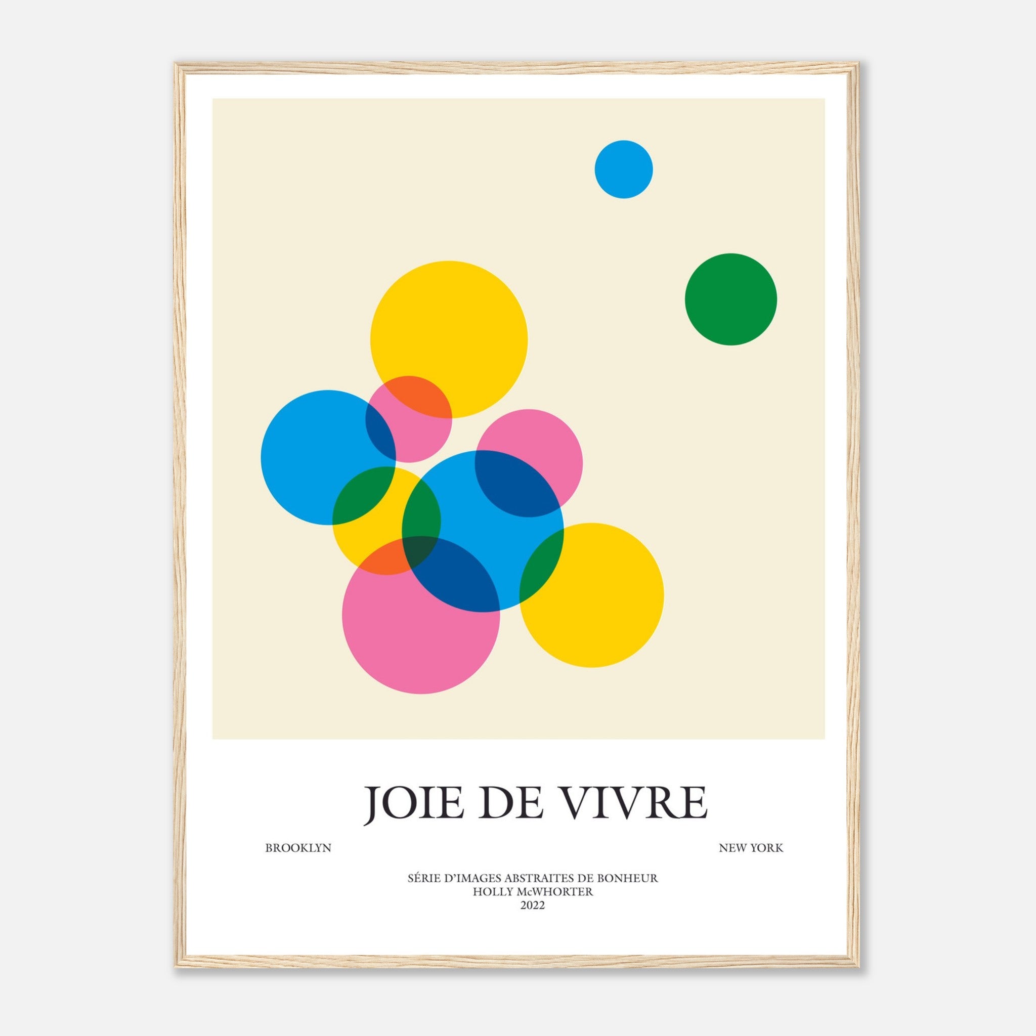 JOIE DE VIVRE Framed Art Print by Holly McWhorter